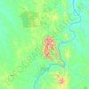 São Geraldo do Araguaia topographic map, elevation, terrain