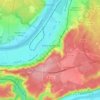 Grand-Couronne topographic map, elevation, terrain