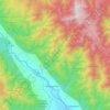 Ketambe topographic map, elevation, terrain