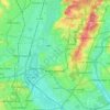 London Borough of Waltham Forest topographic map, elevation, terrain
