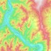 Чепошское сельское поселение topographic map, elevation, terrain