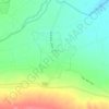 Malham topographic map, elevation, terrain