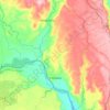 Pomona topographic map, elevation, terrain