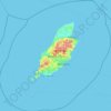 Isle of Man topographic map, elevation, terrain
