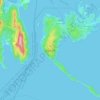Meganisi topographic map, elevation, terrain