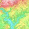 74821 topographic map, elevation, terrain