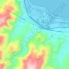 Oliveri topographic map, elevation, terrain