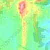 Goldie topographic map, elevation, terrain