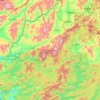 Luang Namtha topographic map, elevation, terrain