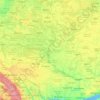 Dnieper River topographic map, elevation, terrain