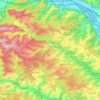 Oberaurach topographic map, elevation, terrain