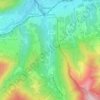 Codalet topographic map, elevation, terrain