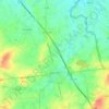 Steenvoorde topographic map, elevation, terrain