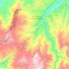 Las Pampas topographic map, elevation, terrain