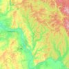Елыкаевское территориальное управление topographic map, elevation, terrain
