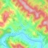 Isai topographic map, elevation, terrain