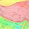 Tibet topographic map, elevation, terrain