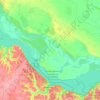 Вороньківська сільська громада topographic map, elevation, terrain