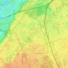 Obergiesing topographic map, elevation, terrain