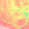 Flagstaff County topographic map, elevation, terrain