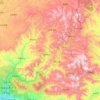 Chongli District topographic map, elevation, terrain