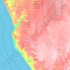Shire of Northampton topographic map, elevation, terrain
