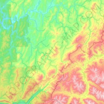 Бийкинское сельское поселение topographic map, elevation, terrain