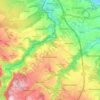 Müglitztal topographic map, elevation, terrain