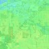 Buckingham topographic map, elevation, terrain