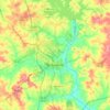 Milledgeville topographic map, elevation, terrain