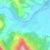 Korchyn topographic map, elevation, terrain