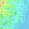 Camela topographic map, elevation, terrain