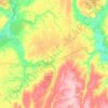 Таловский район topographic map, elevation, terrain