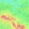 Lower Silesian Voivodeship topographic map, elevation, terrain