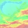 Almaty Region topographic map, elevation, terrain