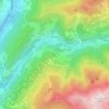 Queige topographic map, elevation, terrain
