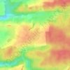 Eccles topographic map, elevation, terrain