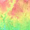 Yuroke District topographic map, elevation, terrain