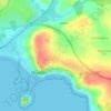 Marazion topographic map, elevation, terrain