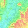 Tewkesbury topographic map, elevation, terrain