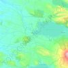 Villarrica topographic map, elevation, terrain