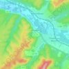Lachapelle topographic map, elevation, terrain
