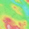 Hamra topographic map, elevation, terrain