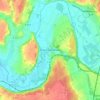 Thoré-la-Rochette topographic map, elevation, terrain