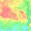 Tessé-Froulay topographic map, elevation, terrain