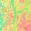 Grane topographic map, elevation, terrain