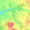 Messeux topographic map, elevation, terrain