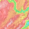 Saint-Maurice-Navacelles topographic map, elevation, terrain