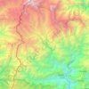 Gyalshing topographic map, elevation, terrain