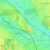 Alsip topographic map, elevation, terrain